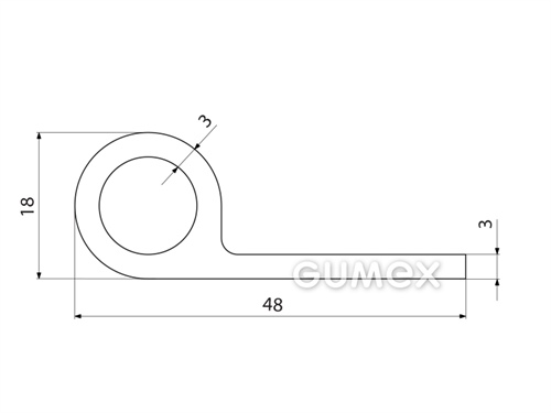 SILIKONPROFILE P-FORM